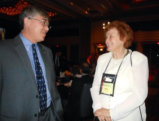Steve with Judith Hale, ISPI president